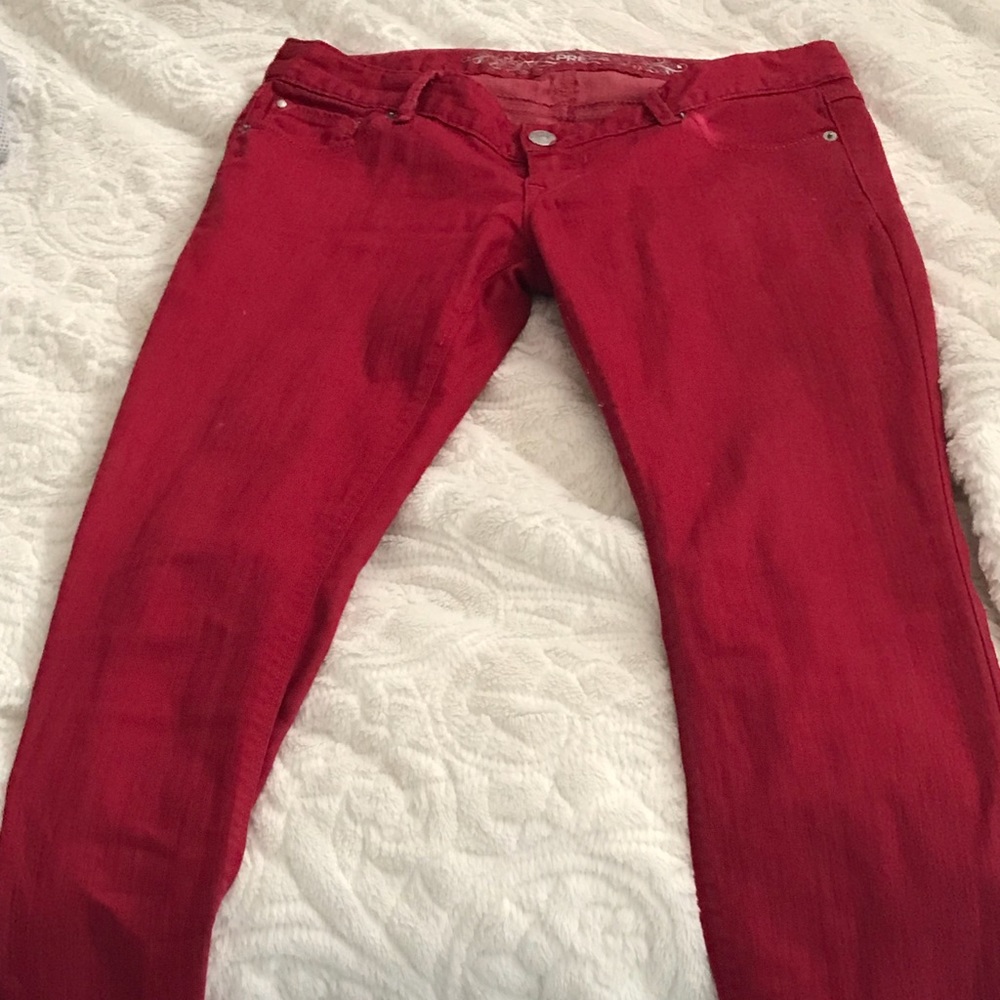 EXPRESS jeans: jean legging•slim fit•ultralow rise